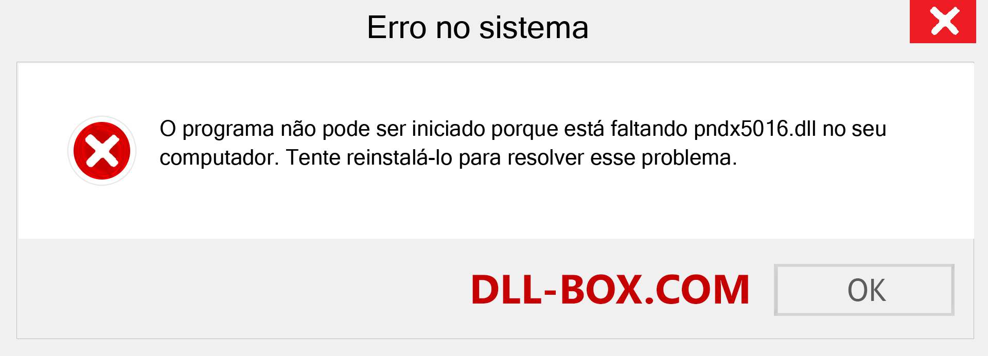 Arquivo pndx5016.dll ausente ?. Download para Windows 7, 8, 10 - Correção de erro ausente pndx5016 dll no Windows, fotos, imagens